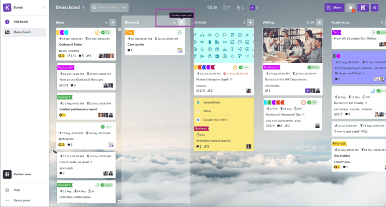 How do I add and remove cards? - Kanbanchi