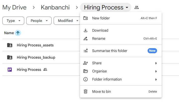 Kanbanchi Project Management Software in Google Drive Kanbanchi project management board inside Google Drive