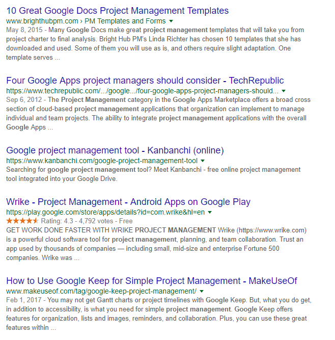 google pm search kanbanchi
