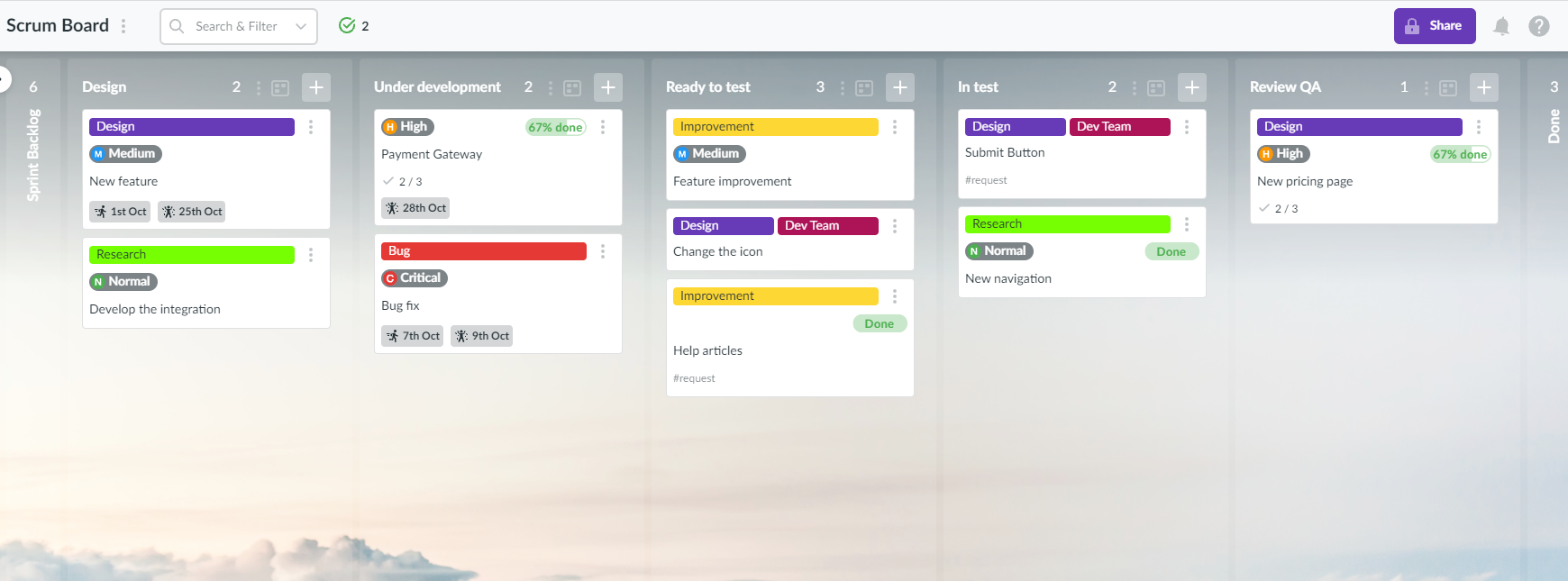 scrum project management app