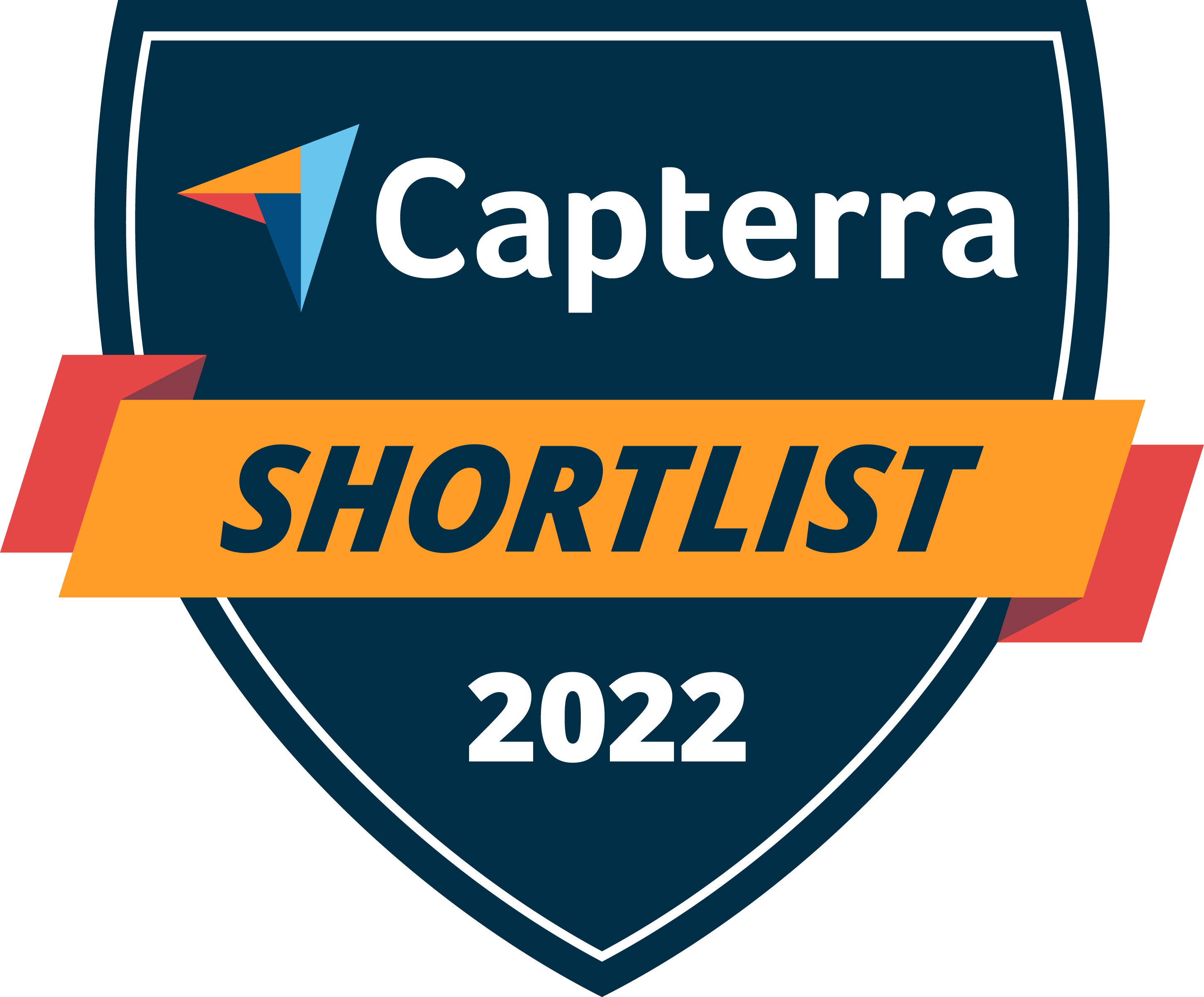 CAPTERRA Badge Shortlist 2022