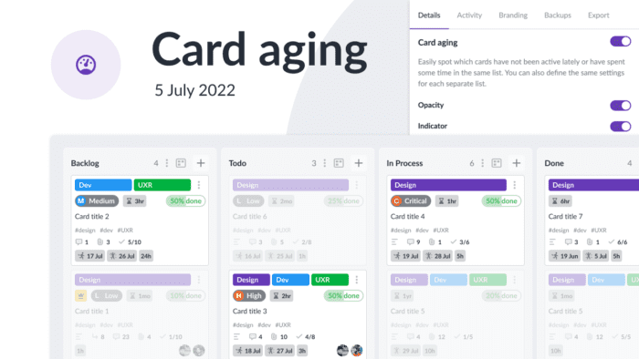 card-aging