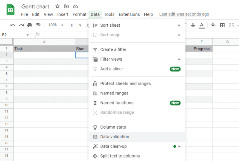 How to create a Google Sheets Gantt chart - Kanbanchi
