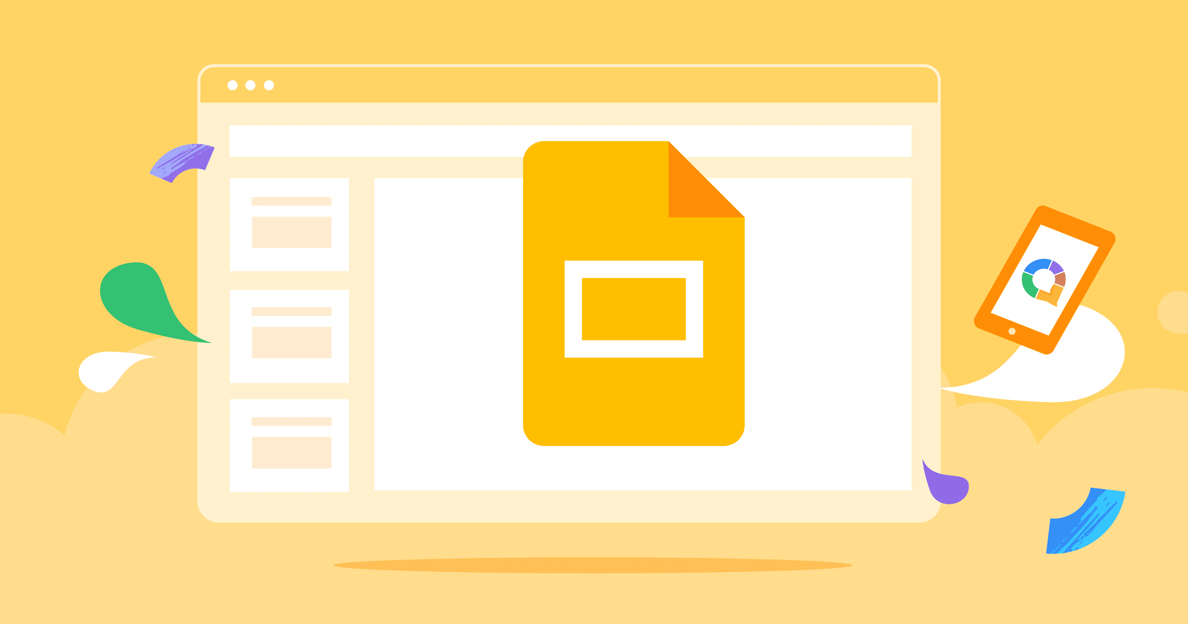 google slides, apresentações