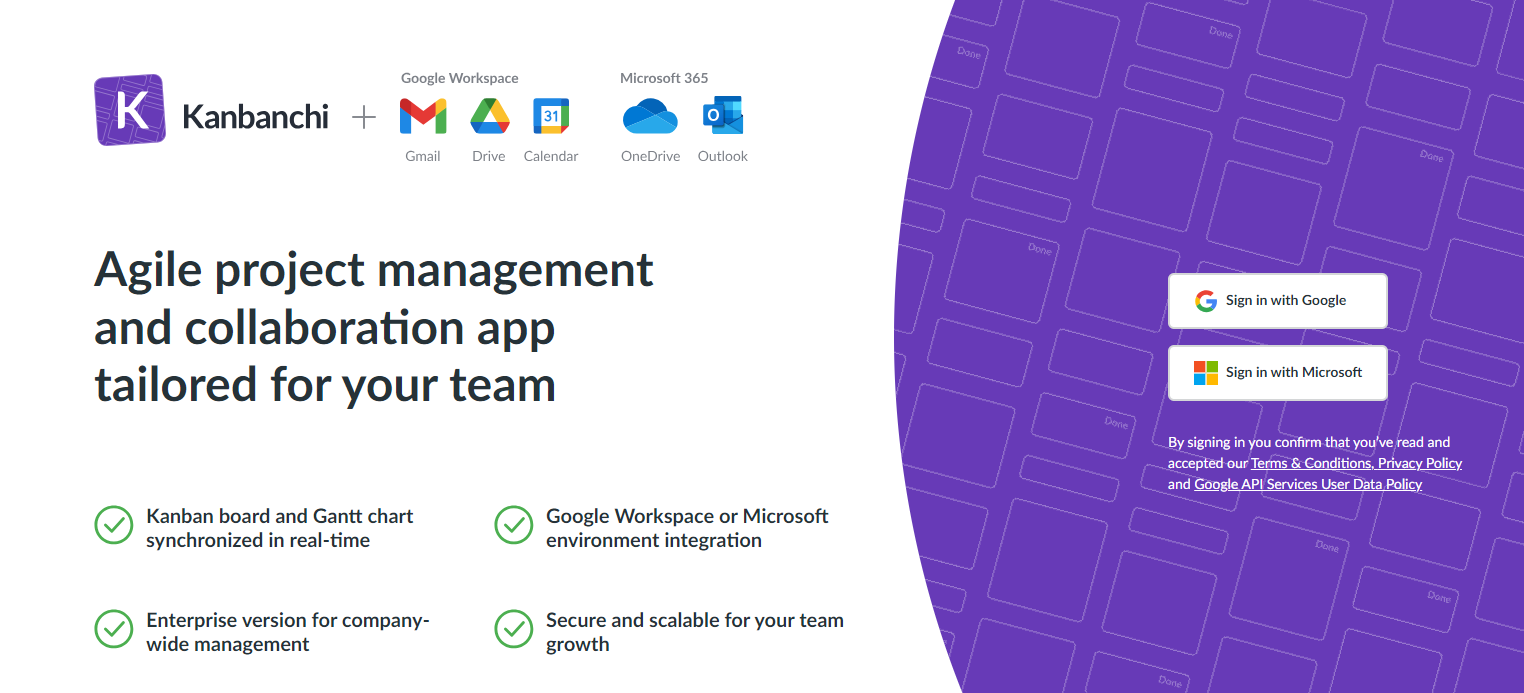 migrate kanbanchi from google to microsoft