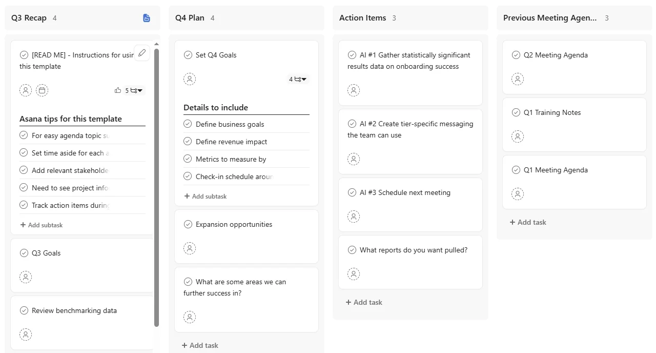 Asana interface featuring tasks, team assignments, and workflow visualization Asana project management dashboard with collaborative task tracking