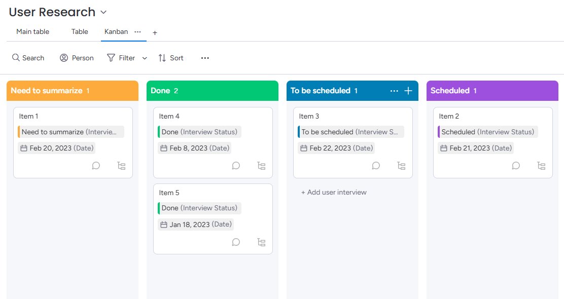 Monday interface featuring boards, tasks, and automation options Monday.com visual workflow board for collaborative project management