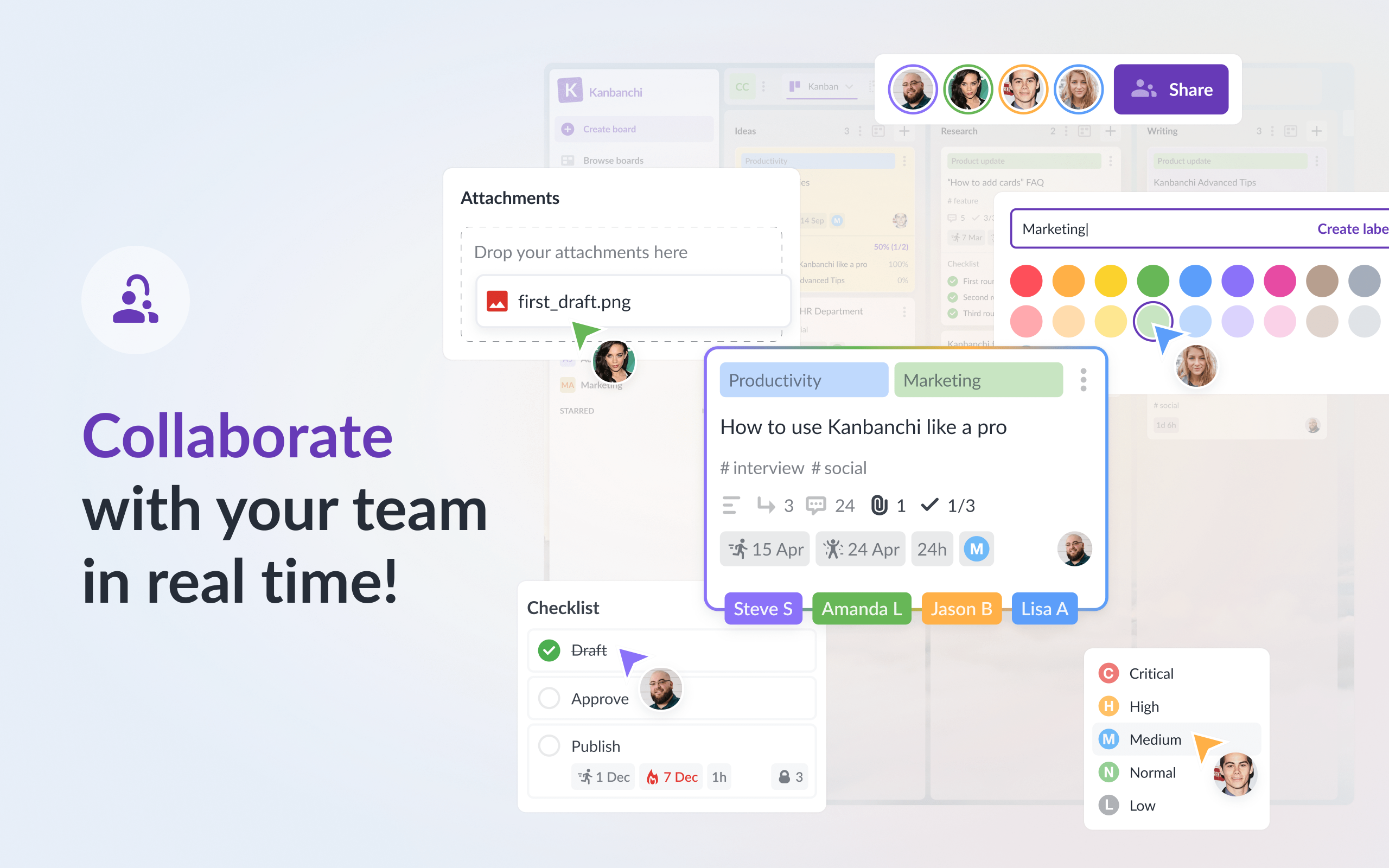 Kanbanchi is Trello equivalent in google for your team