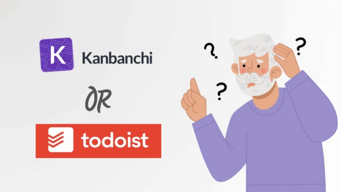 Visual comparison between Kanbanchi and Todoist project management tools Kanbanchi vs Todoist comparison