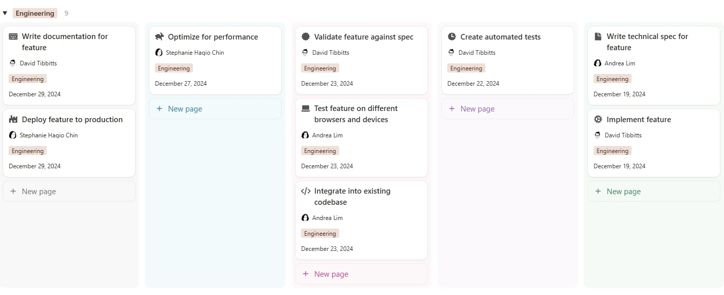 Notion All-in-One Workspace for Teams Notion workspace project management view