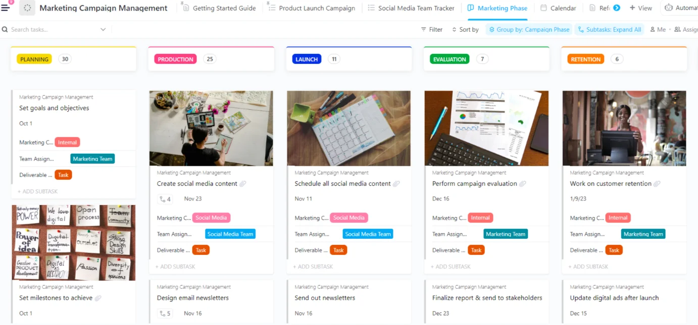 ClickUp project management software