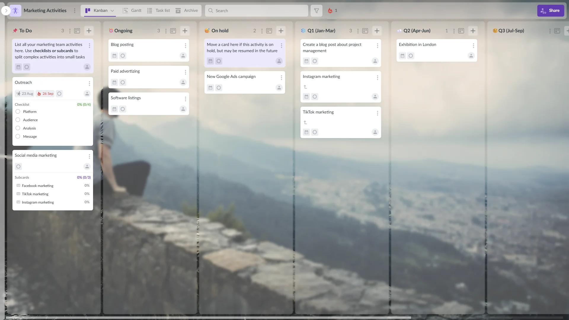 Kanbanchi project management software