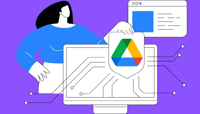 Google Drive project management overview illustration