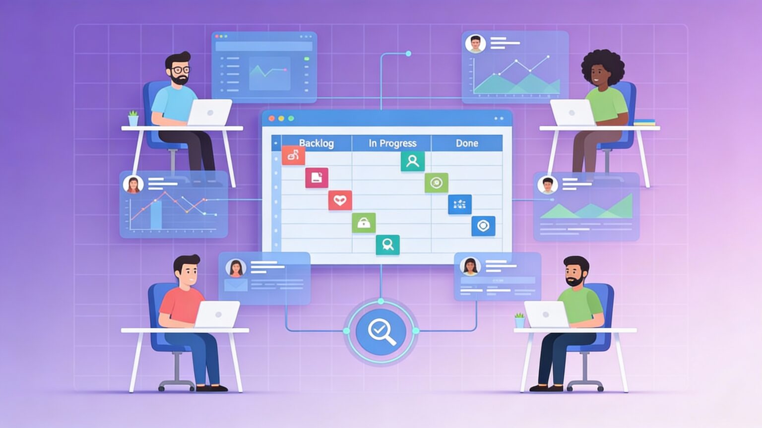 Photo inspiration: Fresh Look at How To Manage A Remote Development Team Kanbanchi S Guide