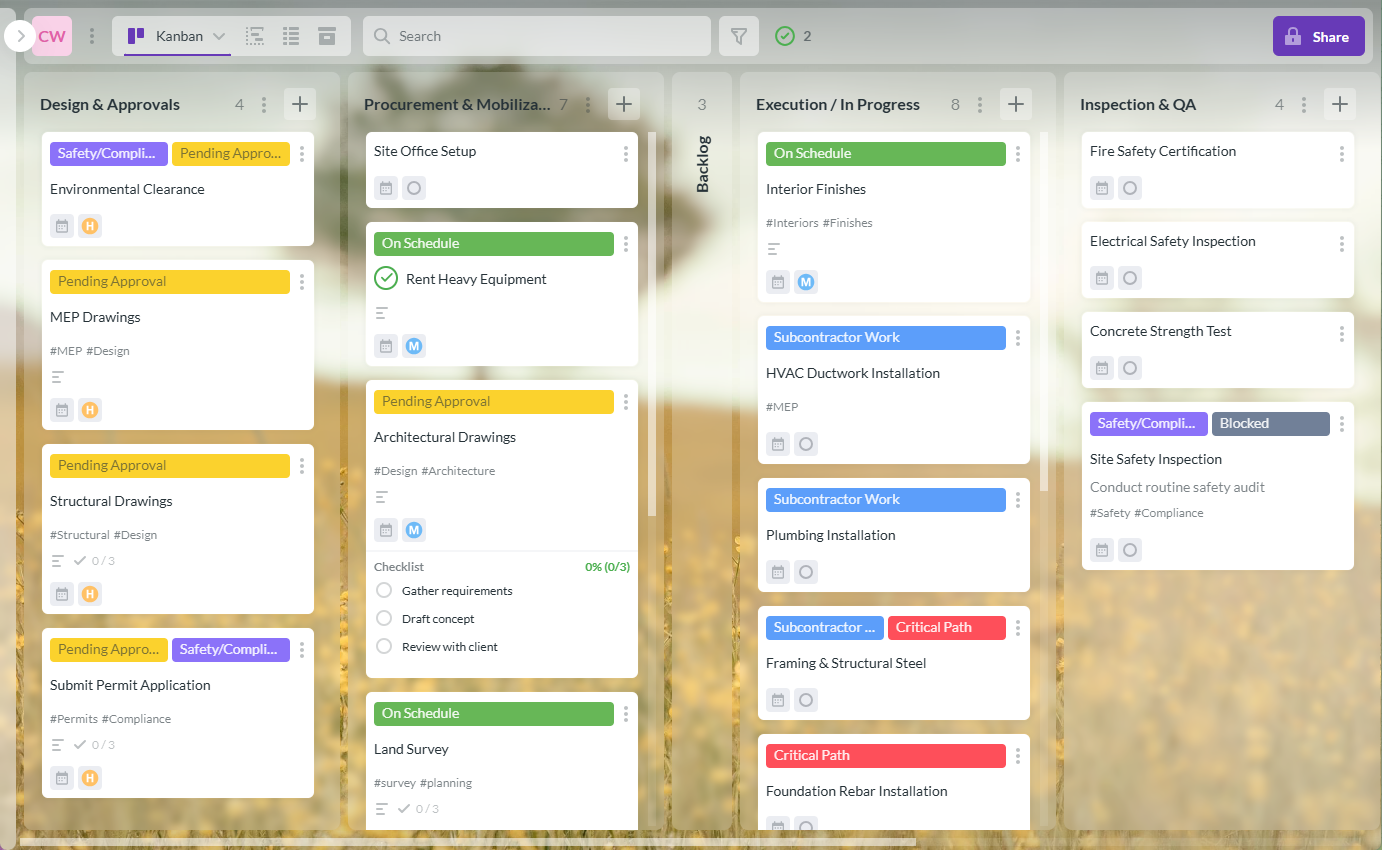 Project Management Tracker in Kanbanchi for Team Workflow & Task Tracking Kanbanchi project management tracker dashboard showing task boards, team assignments, deadlines, and workflow progress.