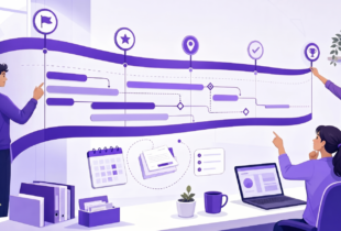 A digital illustration of the Gantt chart