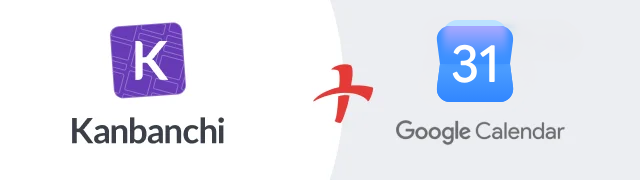 Illustration of Kanbanchi's native integration with Google Calendar