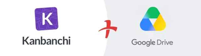 Illustration of Kanbanchi's native integration with Google Drive