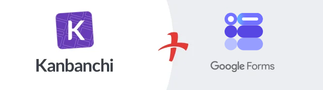 Illustration of Kanbanchi's native integration with Google Forms