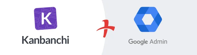 Illustration of Kanbanchi's native integration with Google Workspace Admin Panel